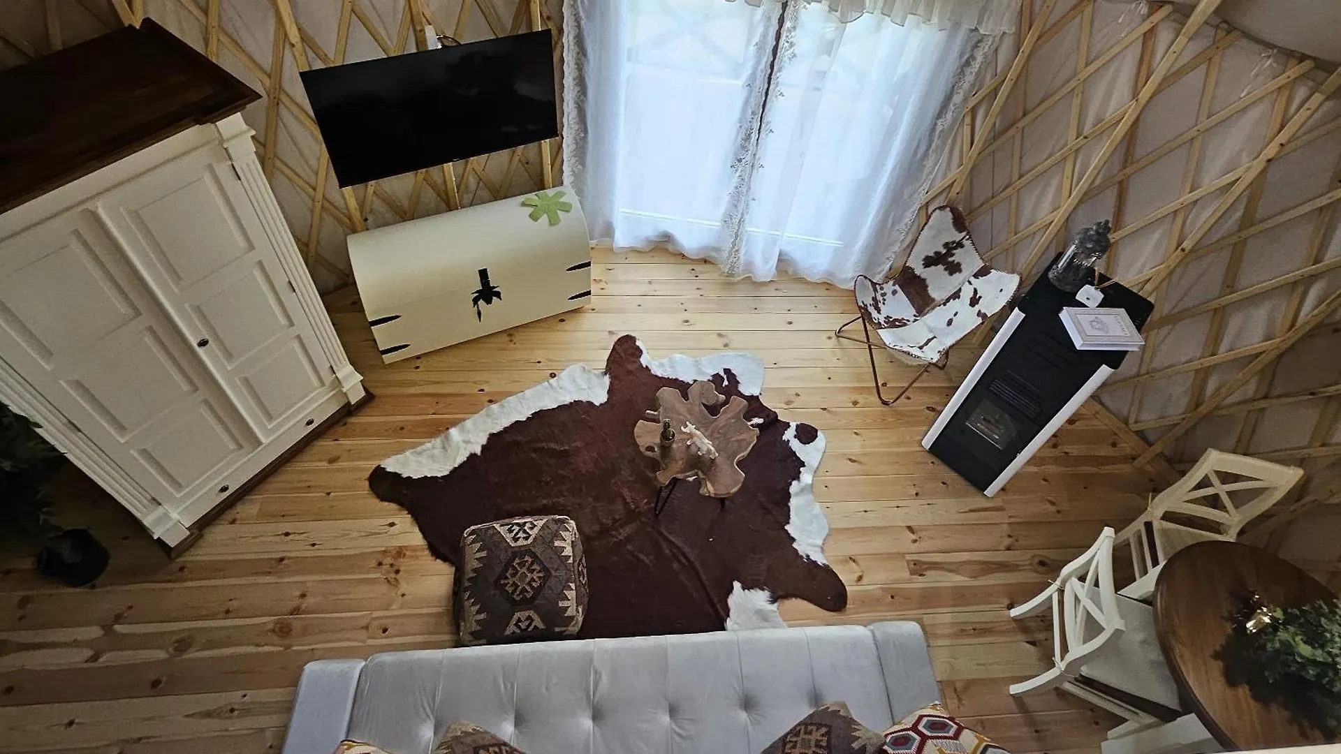 Jurta Na Wypasie - Luksusowy Namiot Z Widokiem Na Gory - Jacuzzi, Sauna, Split Ac, Private, Star View ザコパネ