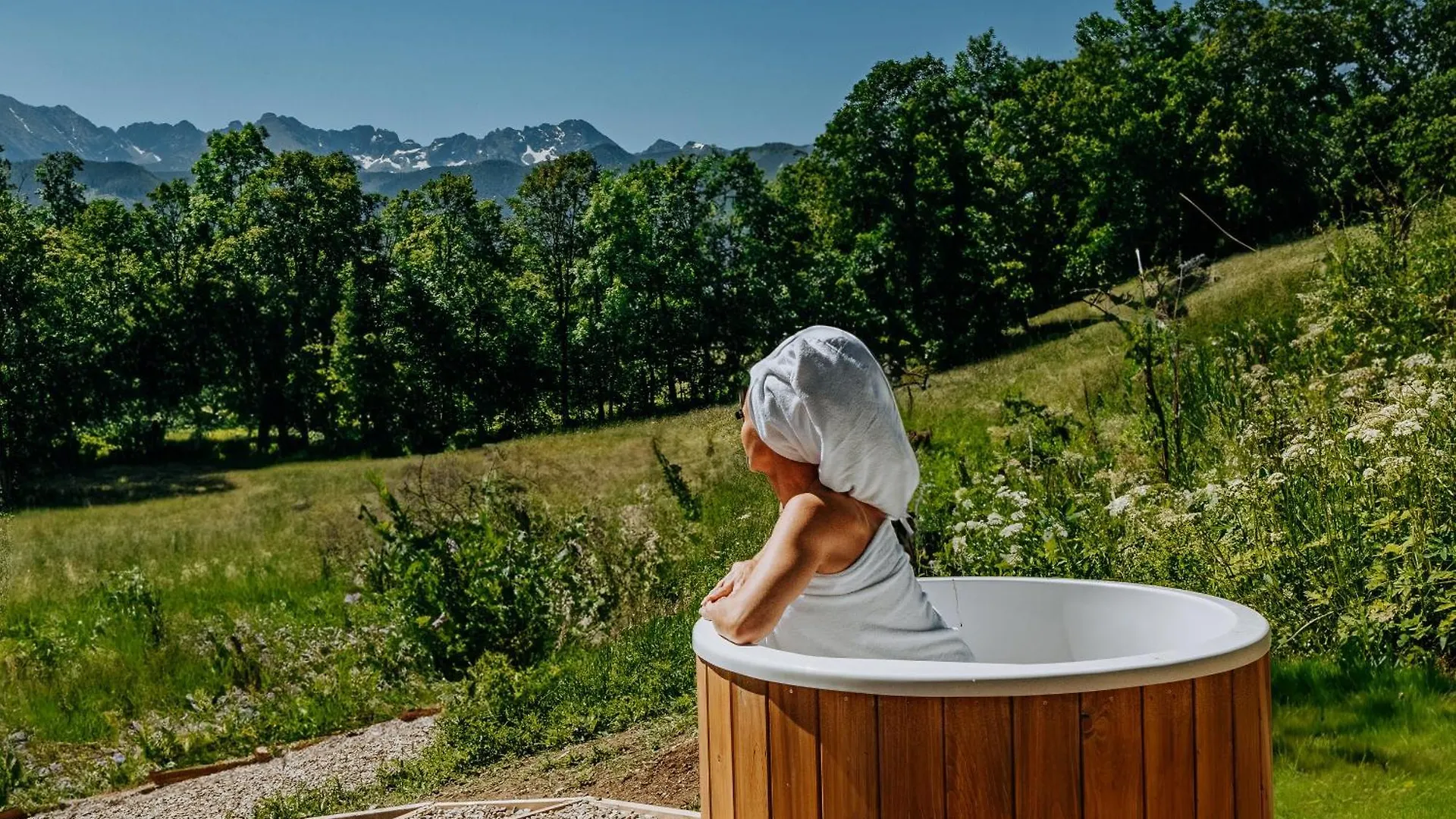 別荘 Jurta Na Wypasie - Luksusowy Namiot Z Widokiem Na Gory - Jacuzzi, Sauna, Split Ac, Private, Star View ザコパネ